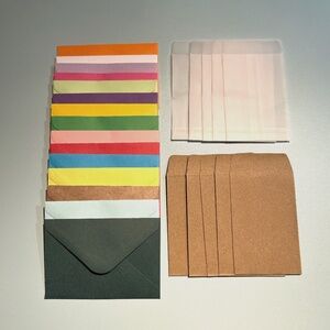 Assorted Mini Envelopes - 25 pcs